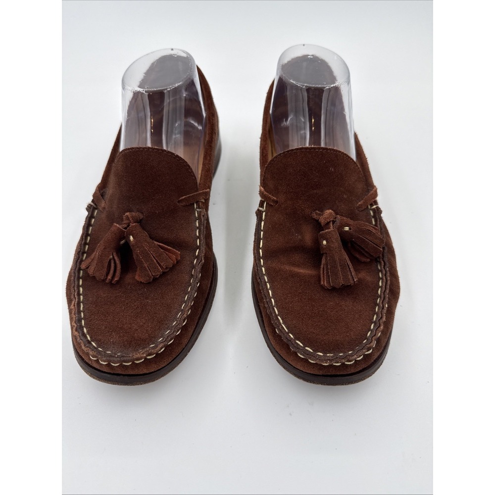 Men's Massimo Dutti Brown Suede Hassle Loafer Size 40 US 7-7.5